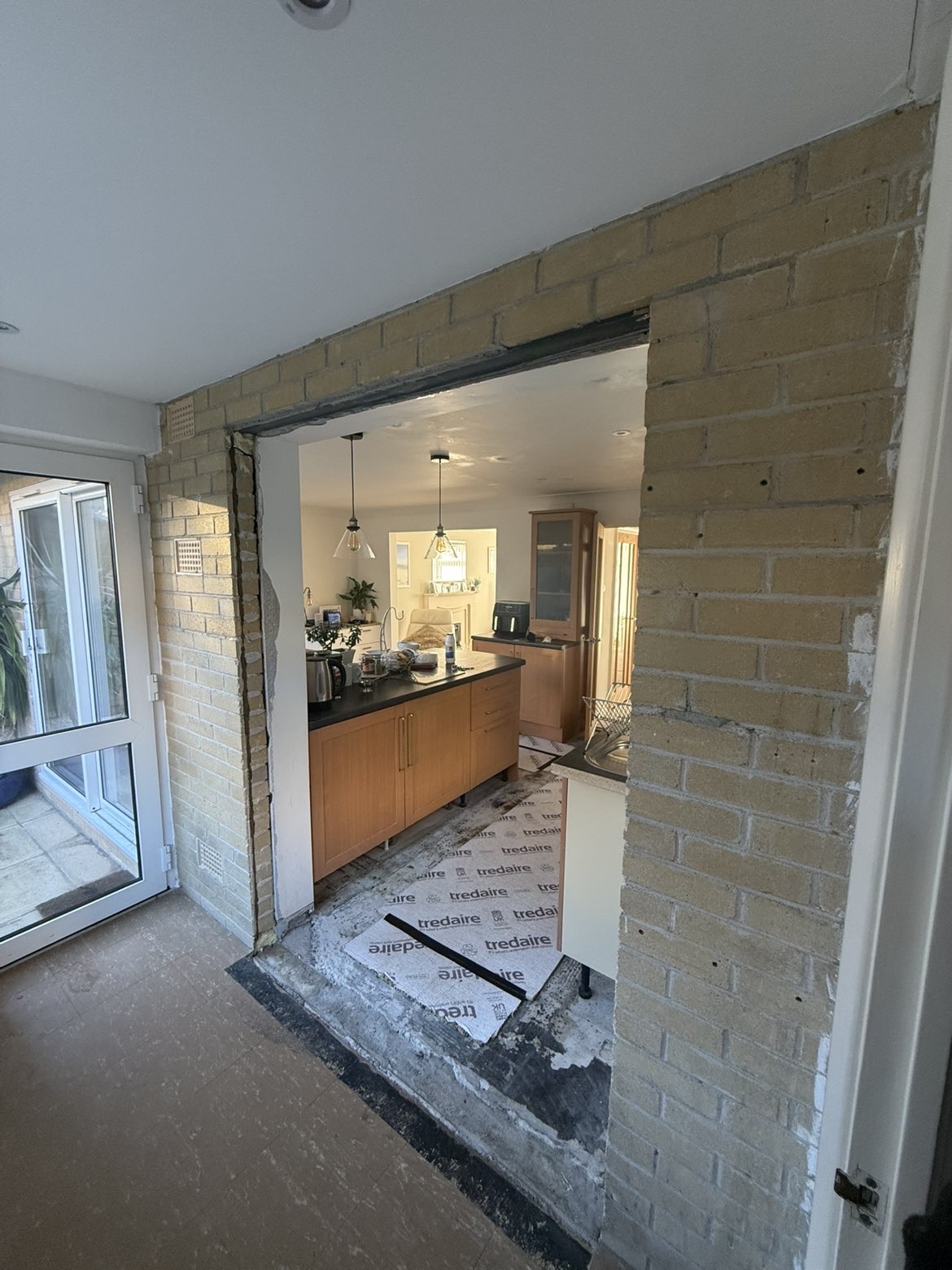 Knock-Through Opening before
