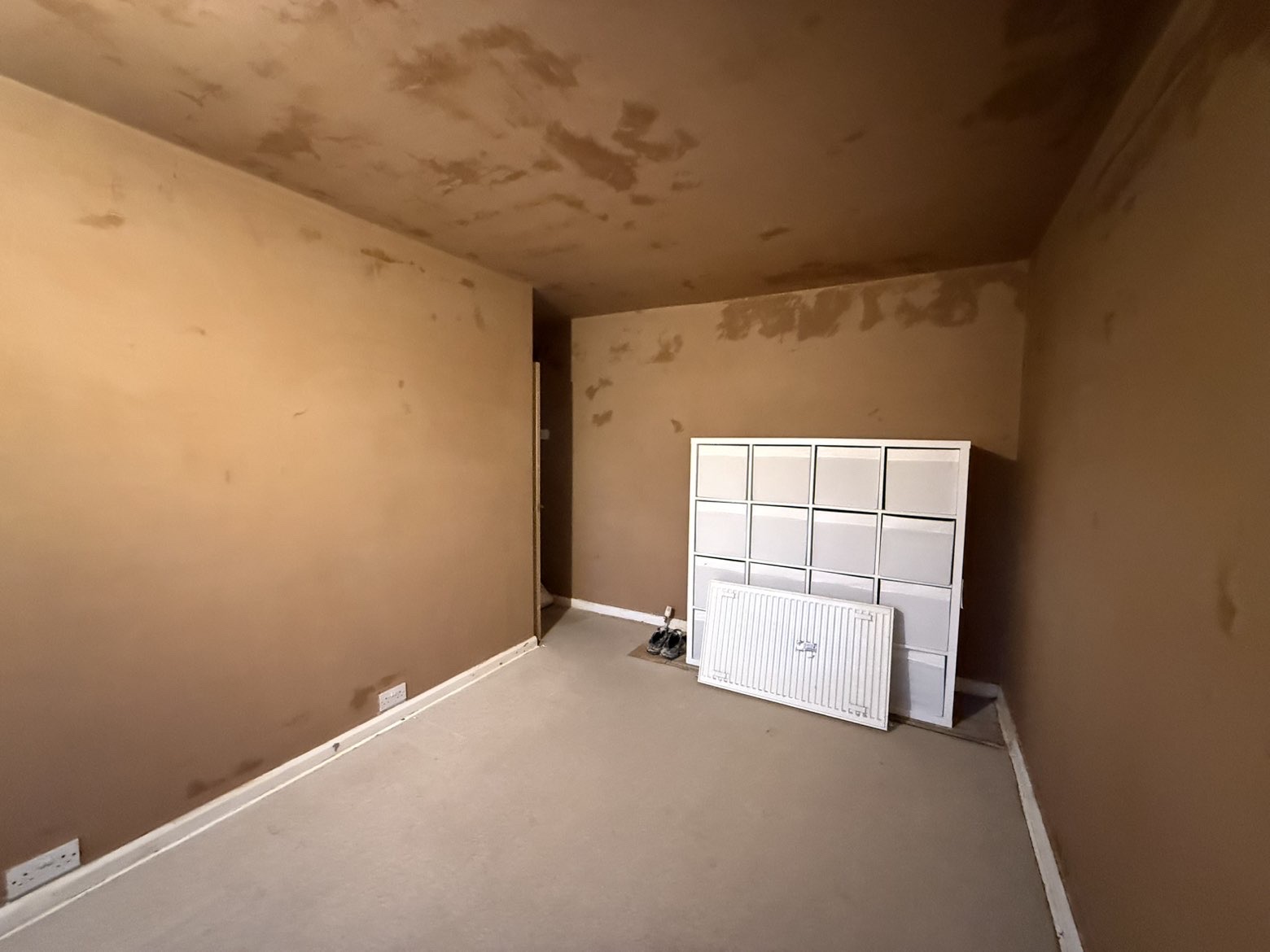 Stripped Walls Re-Skim after